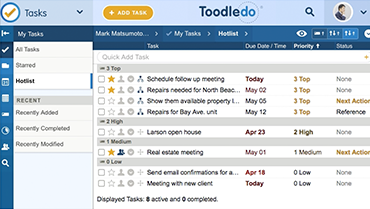 Manage your Tasks with Toodledo